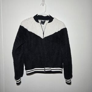 Nike Sherpa Windrunner Bomber Jacket Womens Small